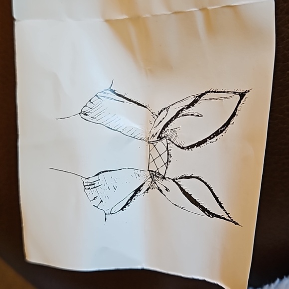 VTG ANN CAHILL Goldtone Victorian Etruscan Style Castlecore Scarf Tube - Picture 6 of 6